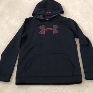 Boys black under armour sweatshirt